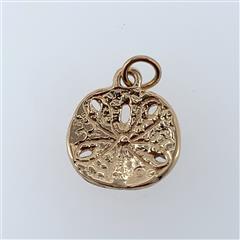James Avery Sand Dollar 14K Yellow Gold Charm